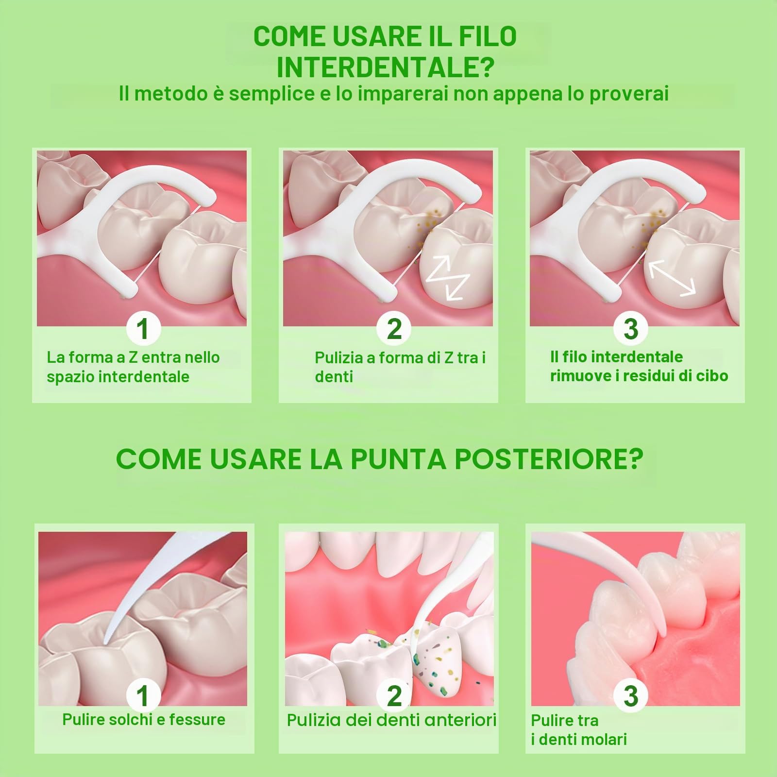 300 Pcs Filo Interdentale Forcella, Archetti Filo Interdentale per Pulizia Denti Rimuovere I Residui Di Cibo E La Placca con Custodia Igienica Portatile per Uso Domestico