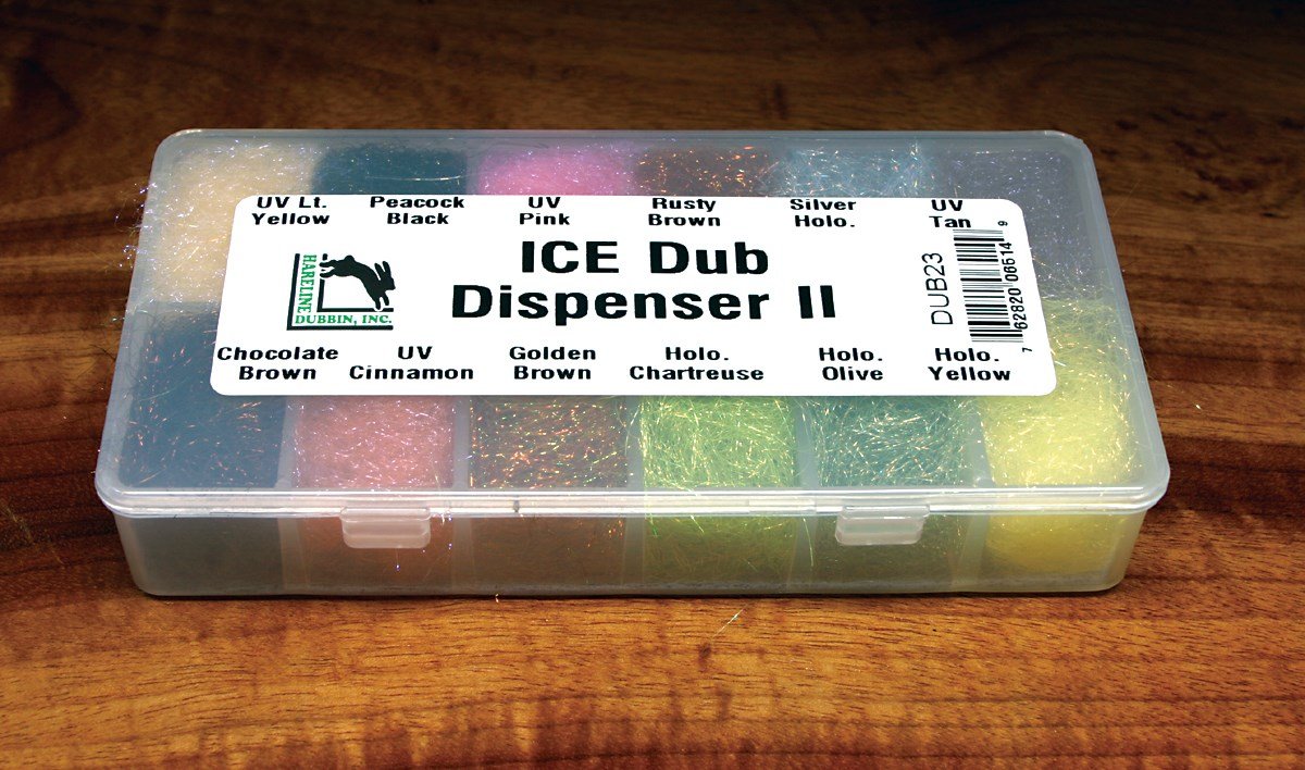 Hareline Trout Ice Dub II, Synthetic, Fly Tying Material, Ice Maker