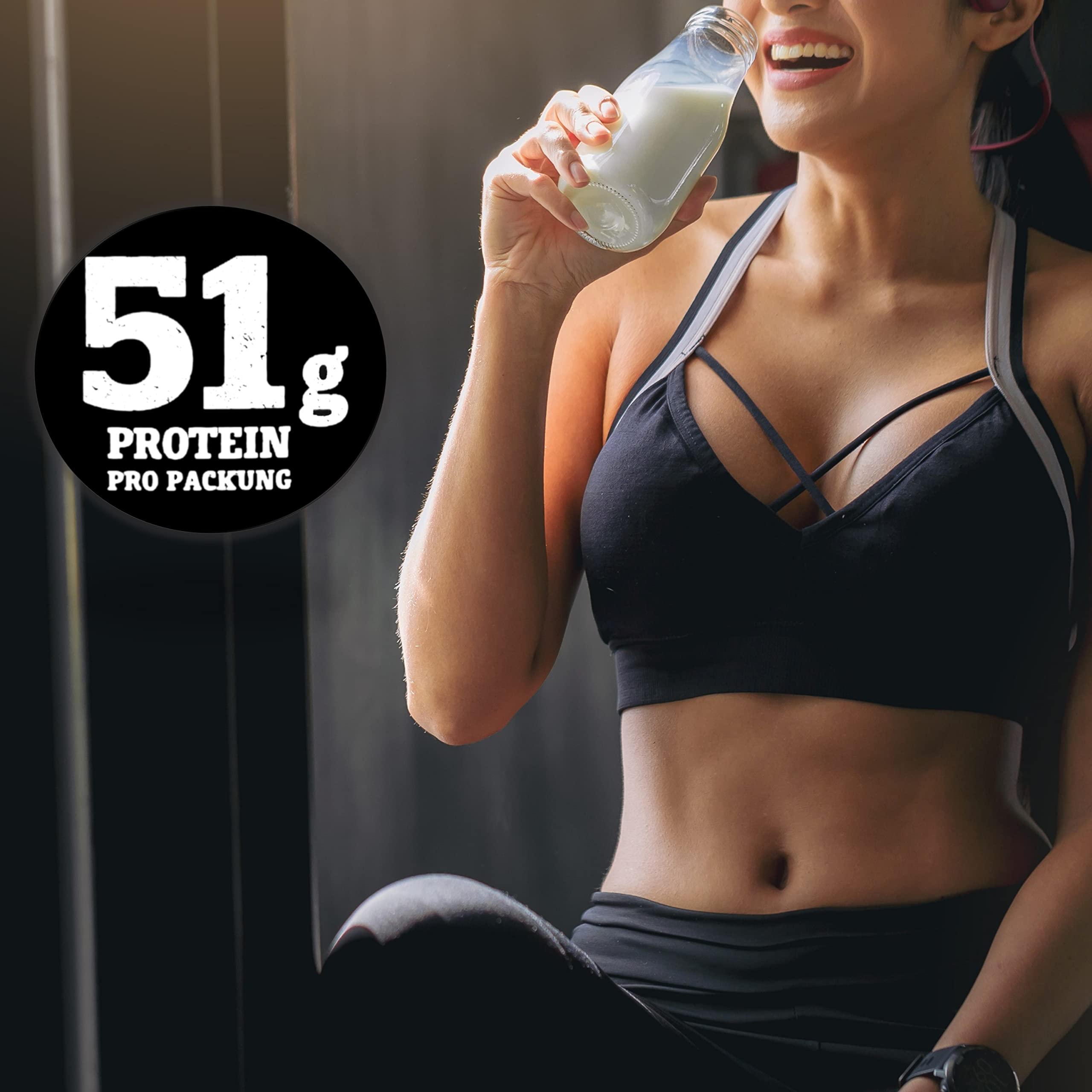 MinusL - 10er Pack Laktosefreie fettarme Protein H-Milch 0,9 % Fett á 1 Liter - Proteinmilch Milch laktosefrei und fettarm für Menschen mit Laktose- Intoleranz (Voller Genuss)