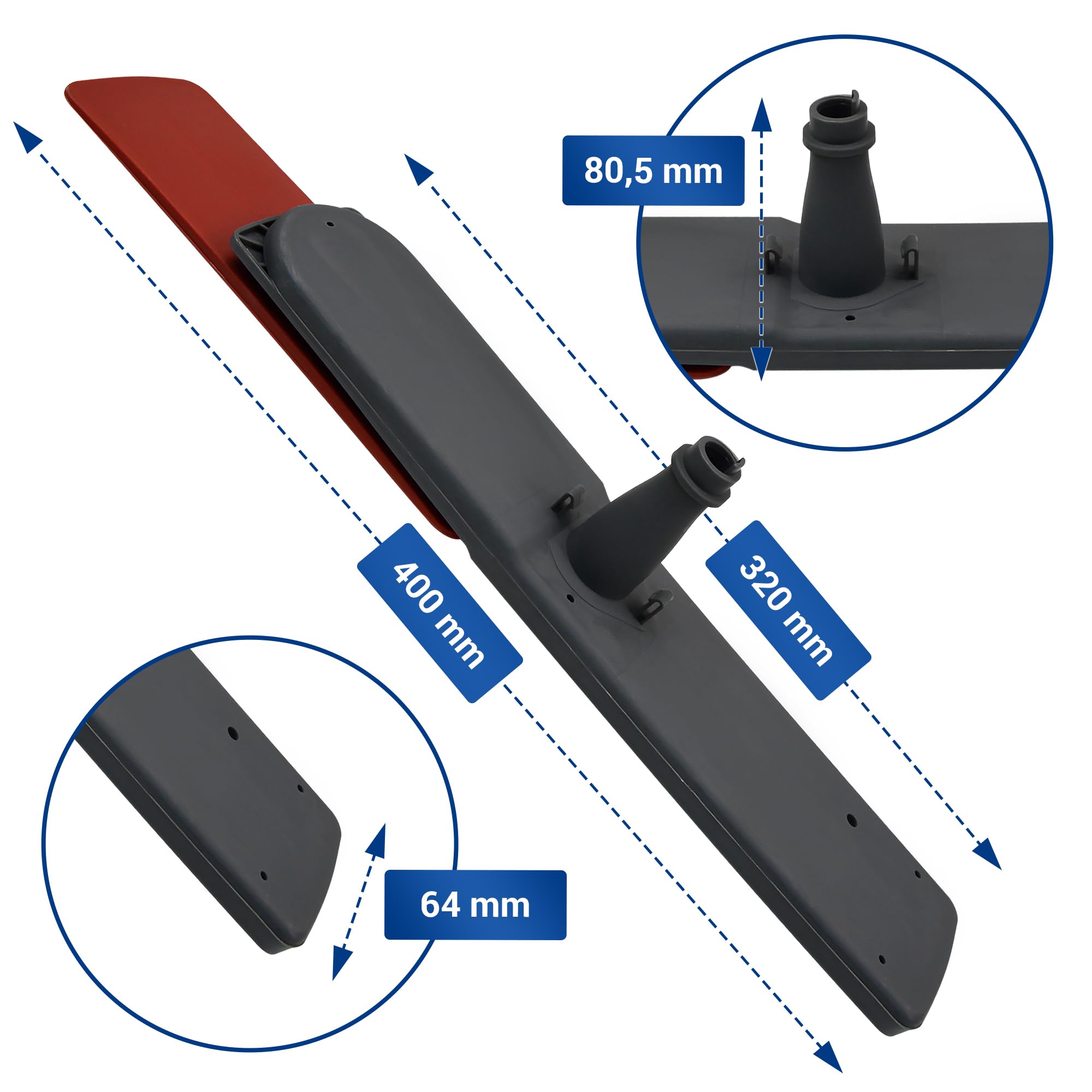 VIOKS Ramię natryskowe dolne 320 x 64 x 80,5 mm zamiennik do Electrolux AEG 1119226379 1119226114 1119226239 1119226304 8082280010 ramię obrotowe - ramię natryskowe zmywarki Favorit 99 88 87 FAV FÖKO