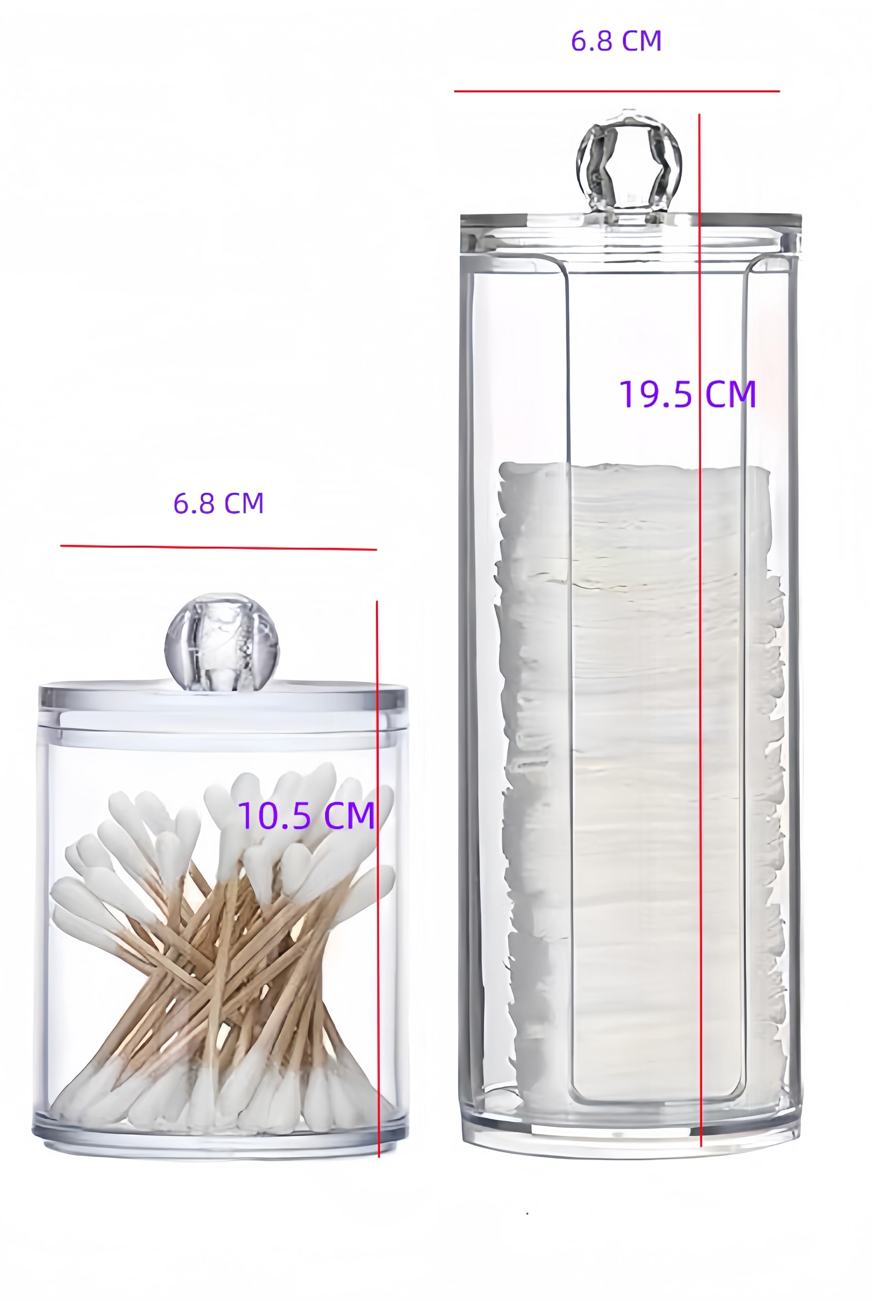MIEGUIWOR Cosmetic Organiser (A), Transparent - Image 3