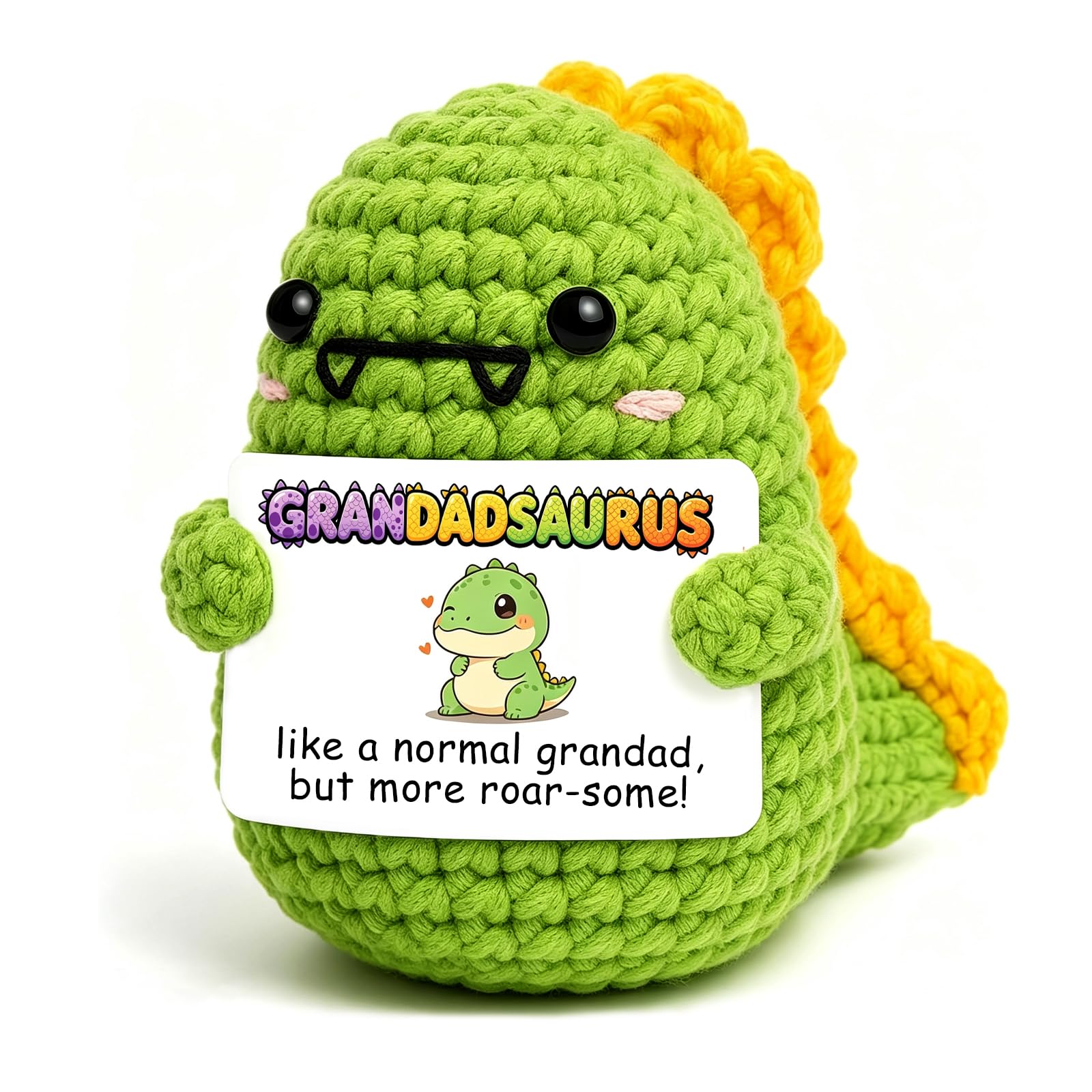Kideerly Grandad Gifts, Handmade Dinosaur, Christmas Birthday Gifts for Grandad from Granddaughter, Grandson, Best Grandads Gift for Grandfather, Personalised Presents for Men Fathers Day