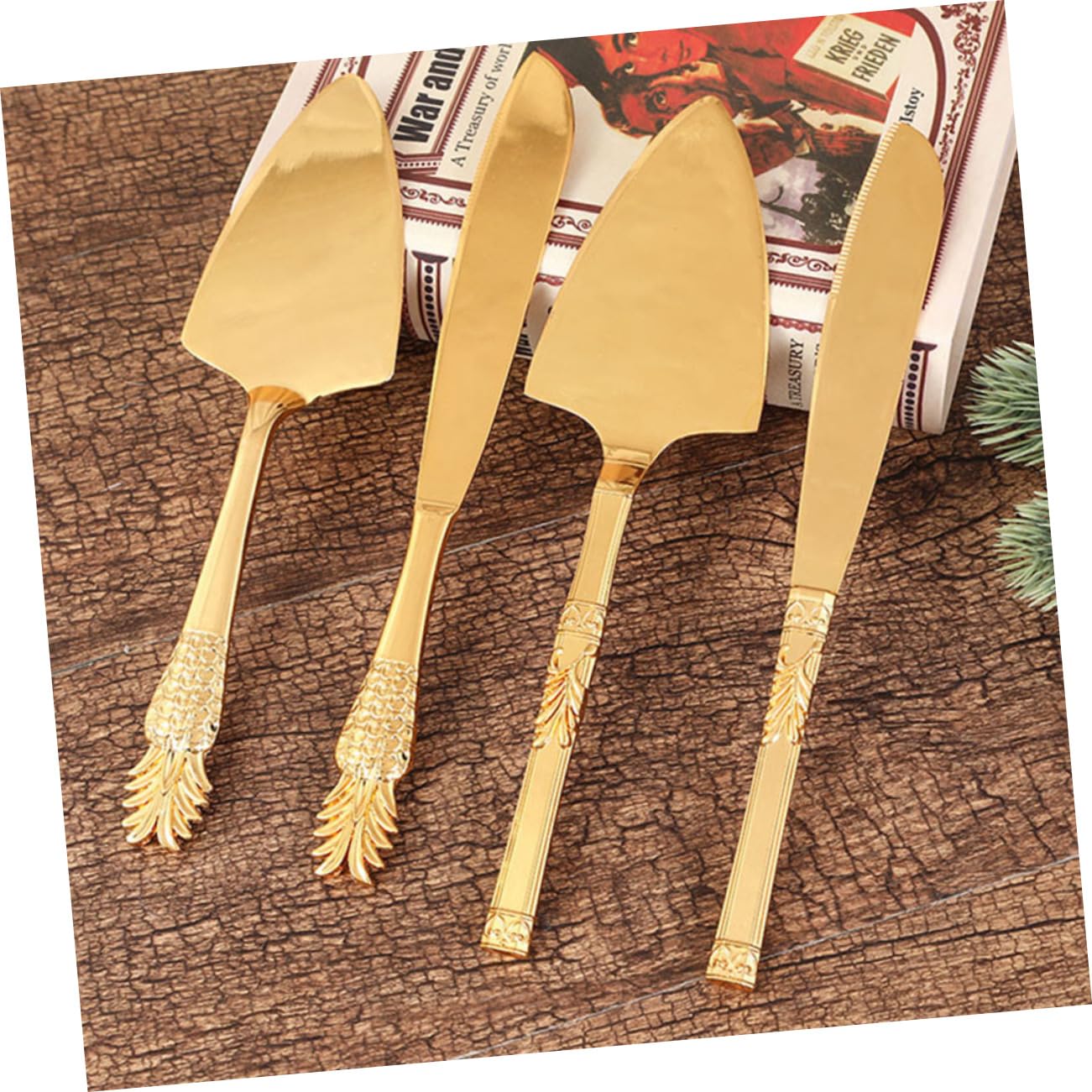TOPBATHY 1set Utensili Per Inossidabile Spatola Per Dessert Per Compleanni e Speciali Design e Facile Usare