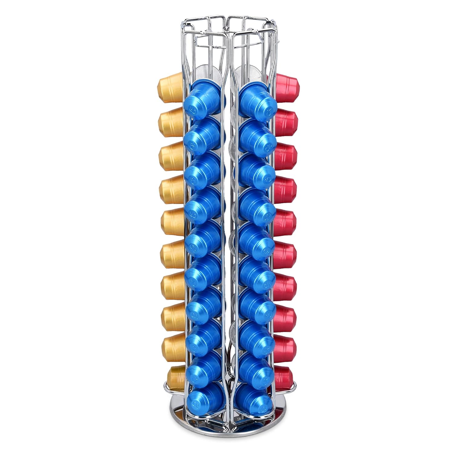 Navaris Carousel Compatible with Nespresso Capsules 60 Capsule Holder