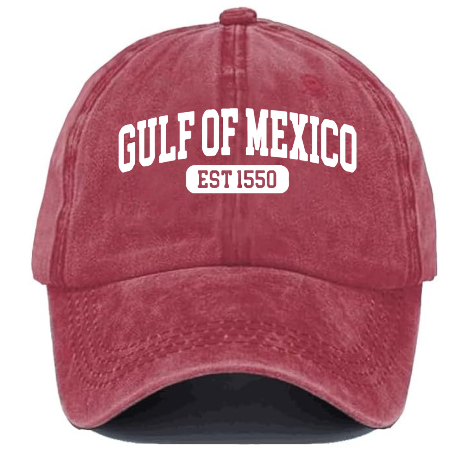 Gulf of Mexico Hat Baseball, Gulf of Mexico Est 1550 Hat, Men Women Cap Unisex