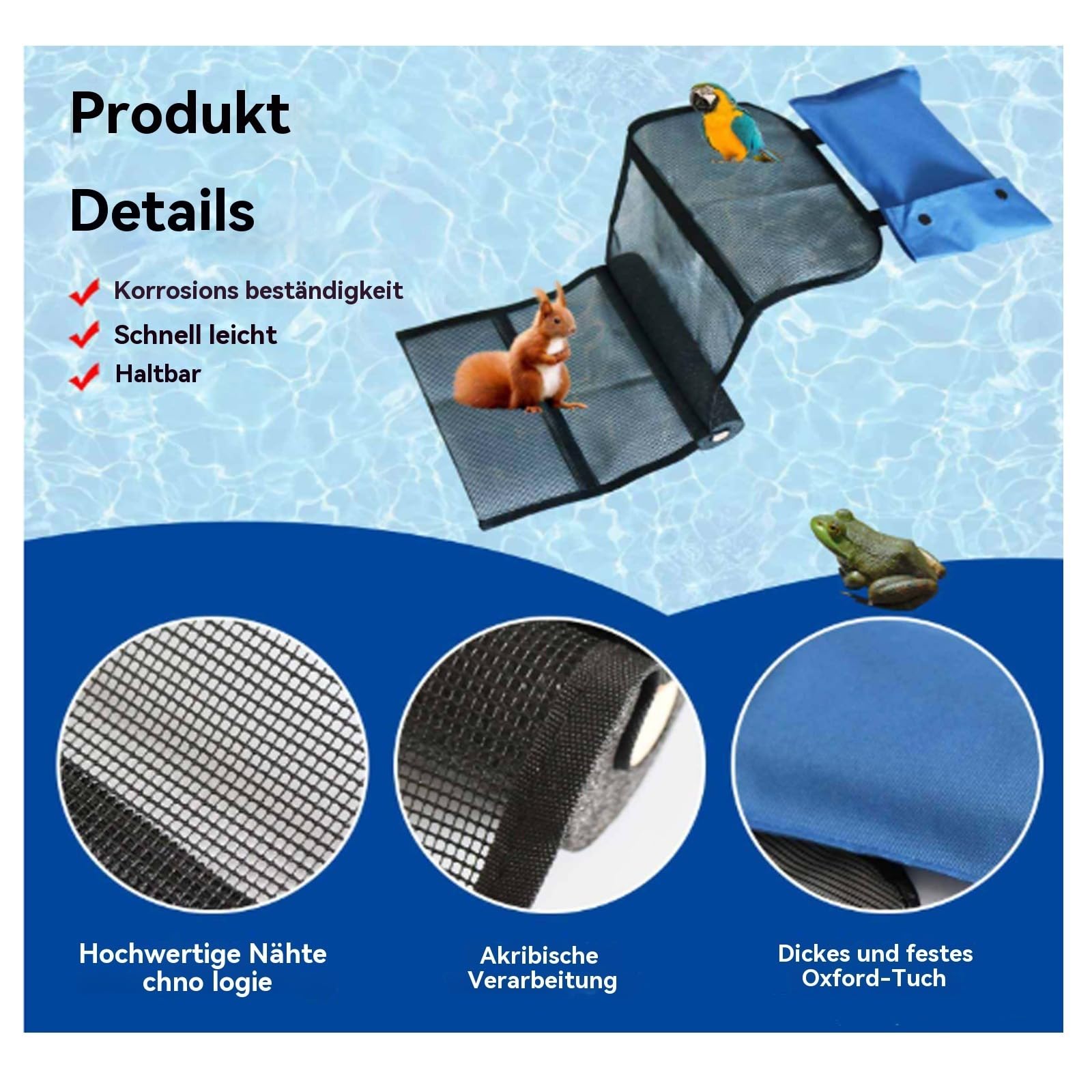 Rampas de escape para rescatar animales, piscina para estanques 28 x 15,24 x 7,62 cm