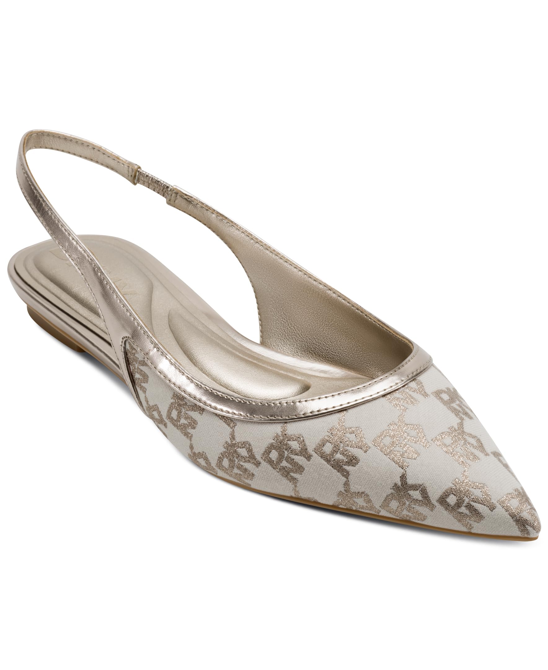 DKNY Womens Millbury Slingback Pointed Toe Ballet Flat