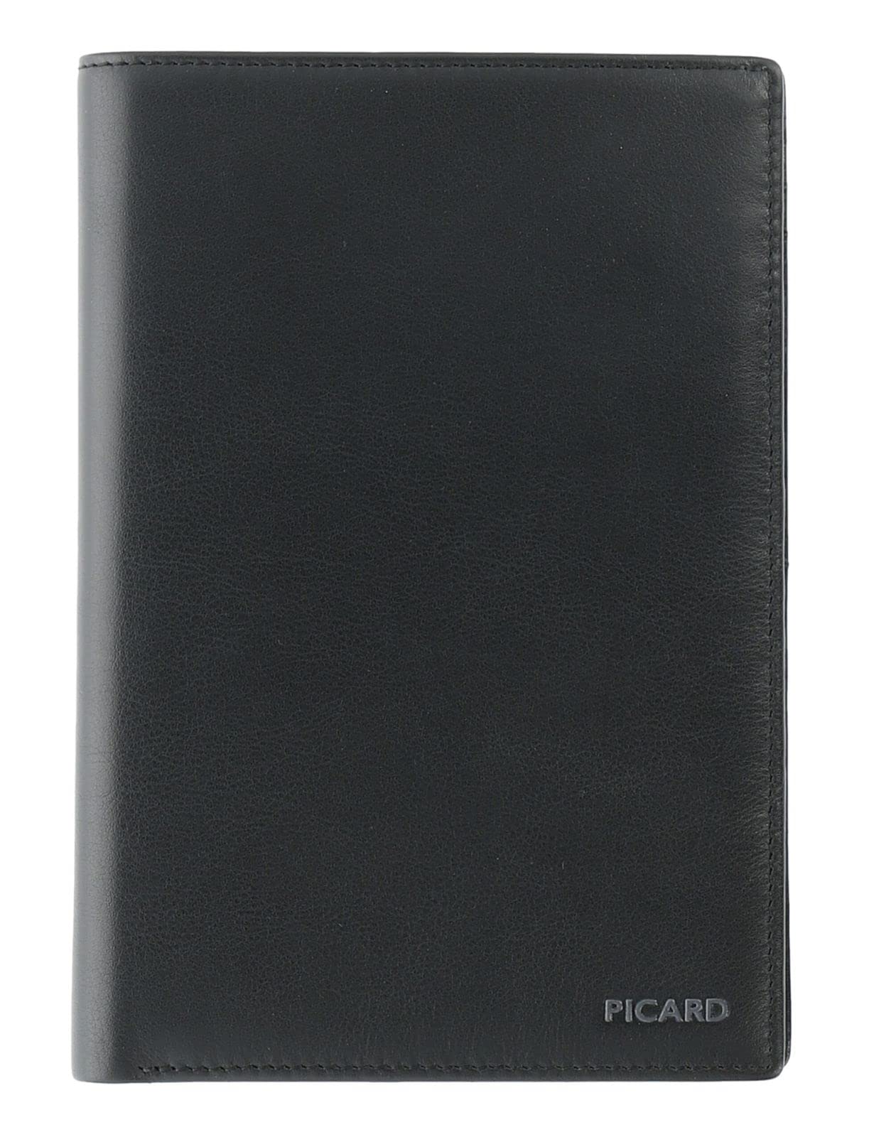 Picard Franz 1 Portafoglio in pelle 11,5 cm, Nero, 11,5 x 17 x 2 cm, Classico, nero, 11,5x17x2 cm, Classico
