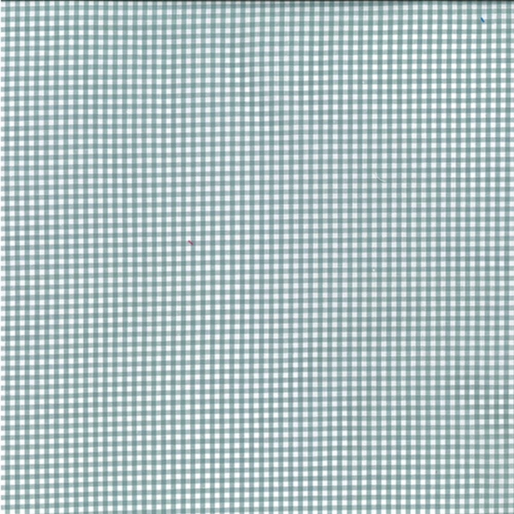 100% Yarn Dyed Cotton Fabric 2.5mm Gingham Check Squares 144cm Wide (Sold Per Half Metre) (Duck Egg)