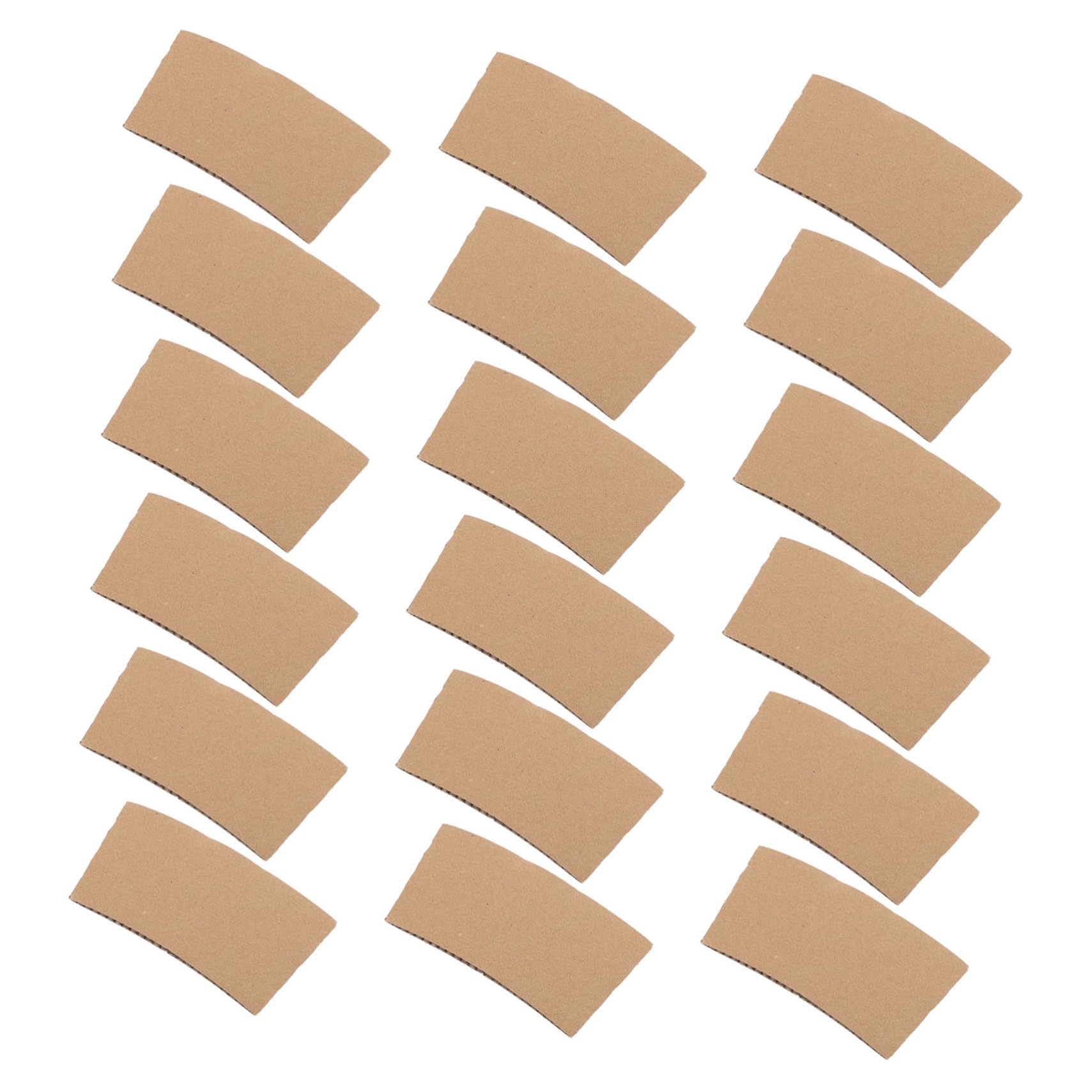Manchons Léger et Isolant Thermique en Papier Kraft Lot de 100 Pièces pour Protection à Chaleur Résistants à Chaleur pour Tasse à Thé et Café