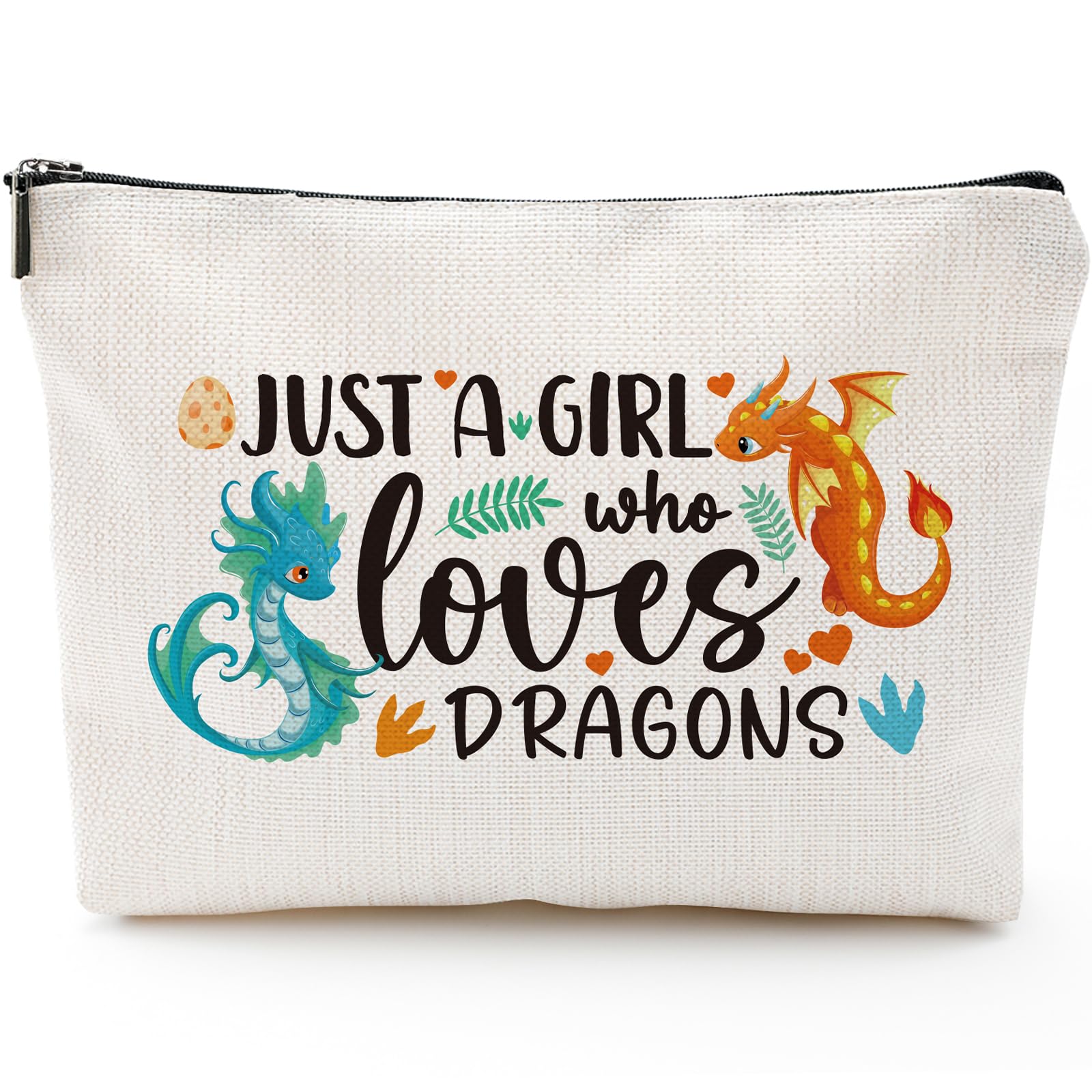 Sitsink Dragon Gifts for Girls - Dragon Lover Gift, Makeup Bags & Fans for Women
