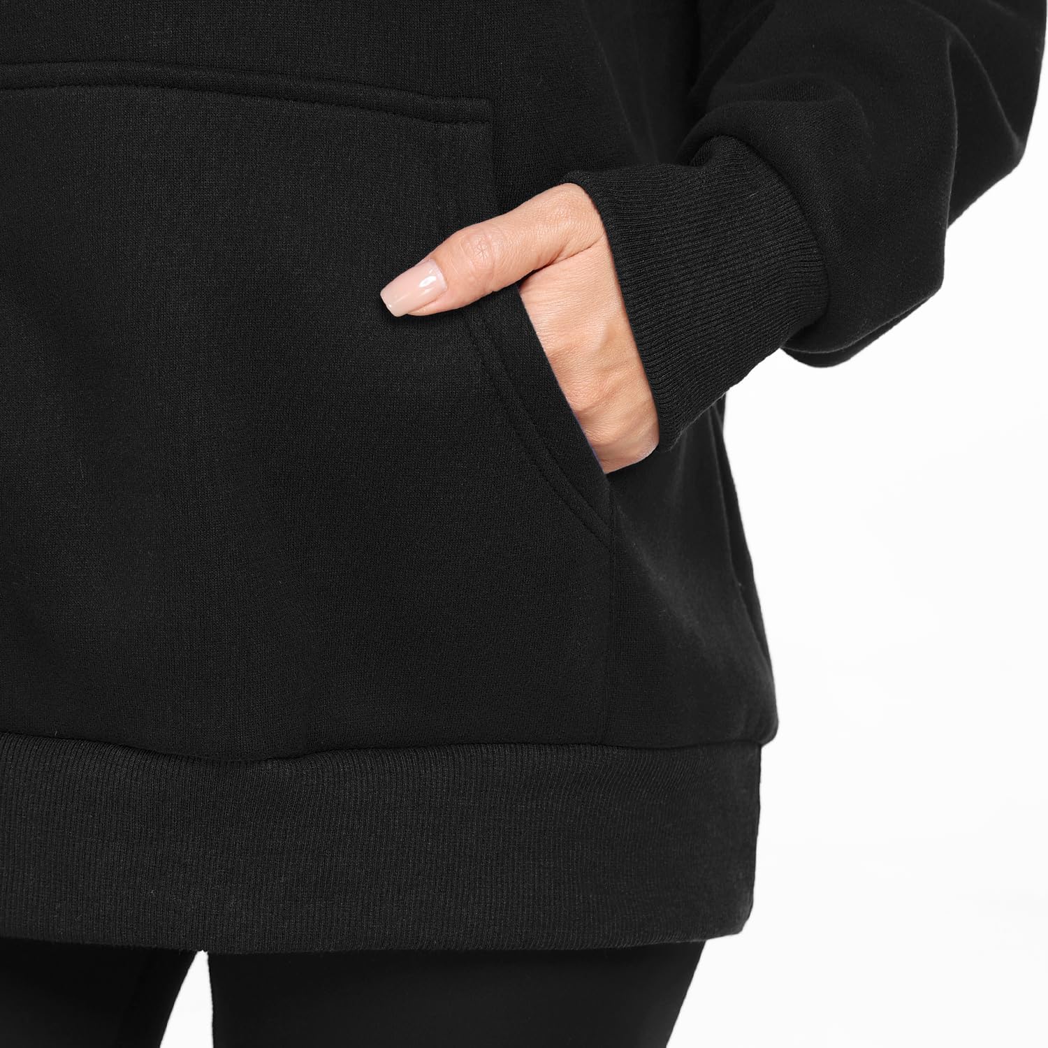 Womens Oversized Sweatshirts Fleece Long Sleeve Hoodies Pullover 2025 Fall Winter Fashion Outfits Y2K Clothes - Image 6