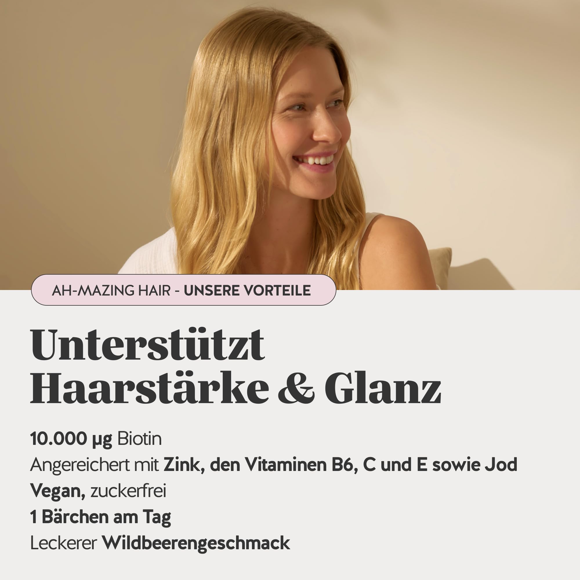 Bears with Benefits - PAck Trio Wohlbefinden Haare & Immunität - 3x30 Stück | Gummibärchen 10 000µg Biotin, Multivitamine Komplex & Vitamin D3 K2 - Zuckerfrei