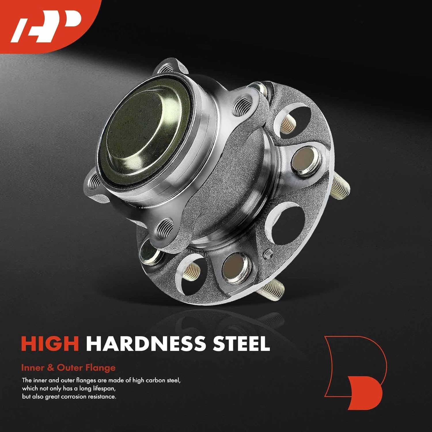 A-Premium Rear Wheel Bearing and Hub Assembly with 5-Lug Compatible with Honda Accord 2013-2015 & 2018-2023, Acura TLX 2015-2020 - Image 4