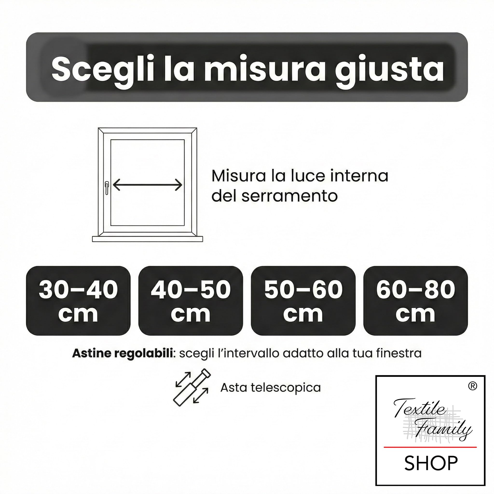 Coppia ASTINE Tex Ottone NICHELATO A Molla Pressione Regolabili per Tenda a Vetro - Cm. 50-60