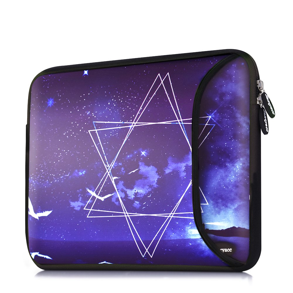 Laptop Sleeve, Sleeve Case Bag Cover for 13-13.3 Inch, Water-Resistant Neoprene Protective Case, Padded Portable Carrying Bag with Accessory Pocket for MacBook Air/Pro (FIVSTAR)