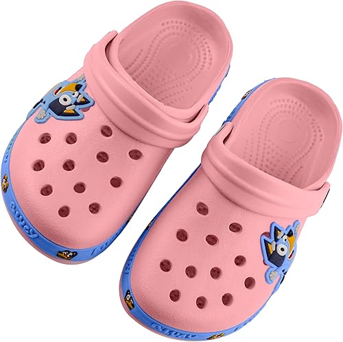 Clearight Zuecos de jardín para niños, zapatos unisex para niños pequeños, zapatos sin cordones para niños, sandalias de ducha de agua, playa,