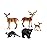 Schleich Wild Life - 5 PC North American Wildlife Animal Toy Figurine Bundle - Includes Realistic Buck, Doe, Fawn, Otter and Black Bear Toys for Boys and Girls - Forest Figures for Kids Ages 3+