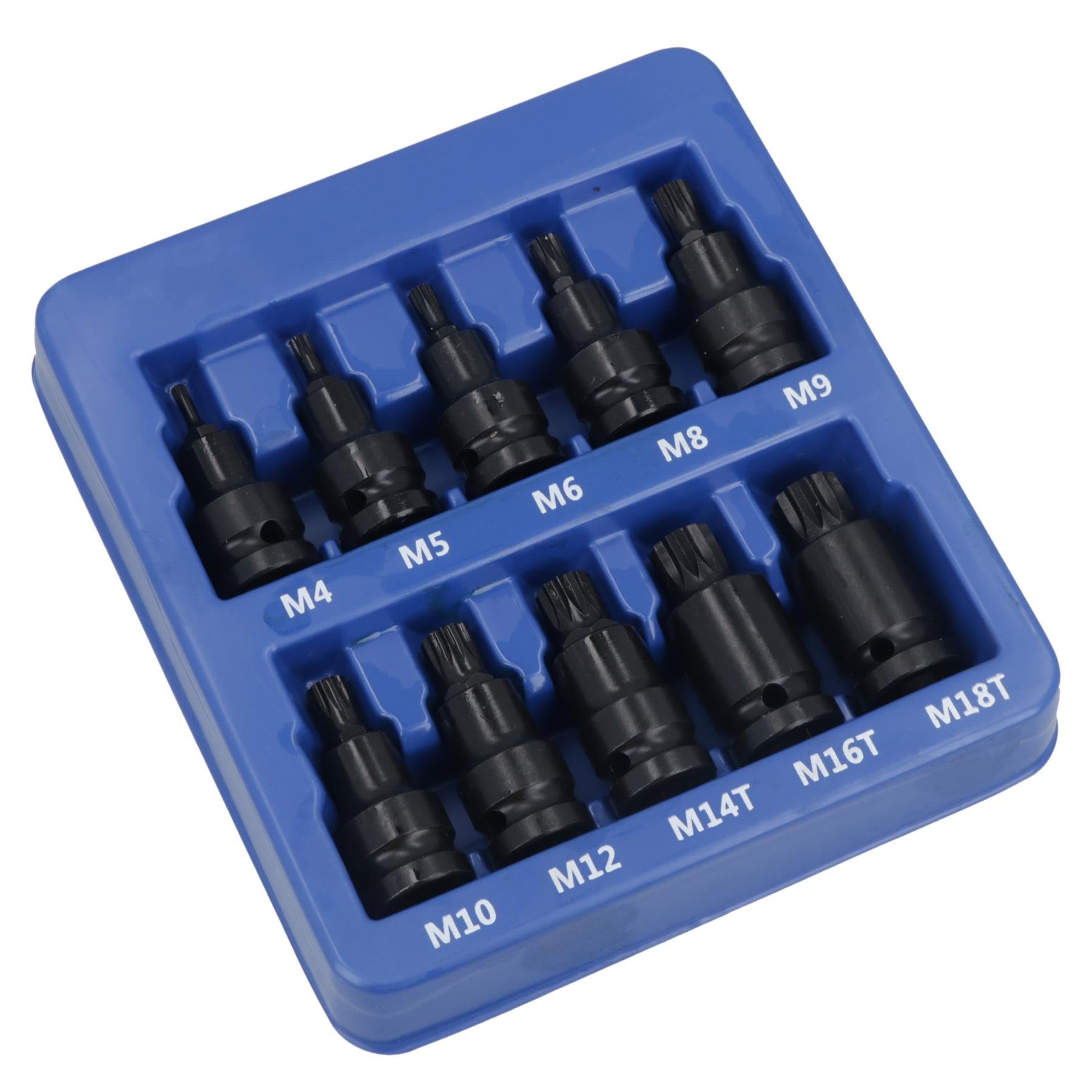 Llave de vaso de impacto XZN M4-M18T con cuadradillo de 1/2 pulgada para tornillos inviolables