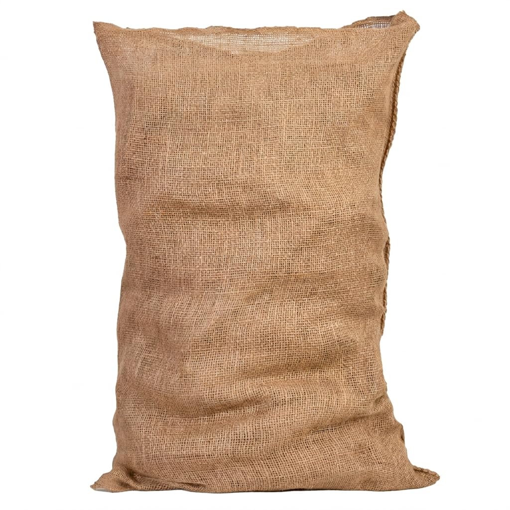 Prostko Hessian Jute Sacks, Natural Burlap Storage Bags for Potatoes, Vegetables, Garlic, Reusable and Biodegradable (75 x 60cm x 105cm)