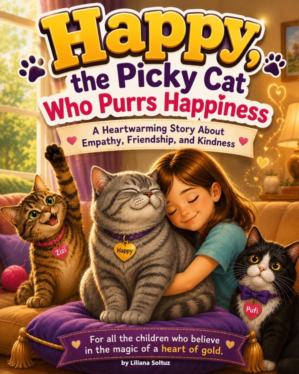 Happy, the Picky Cat Who Purrs Happiness: A Heartwarming Story About Empathy, Friendship, and Kindness