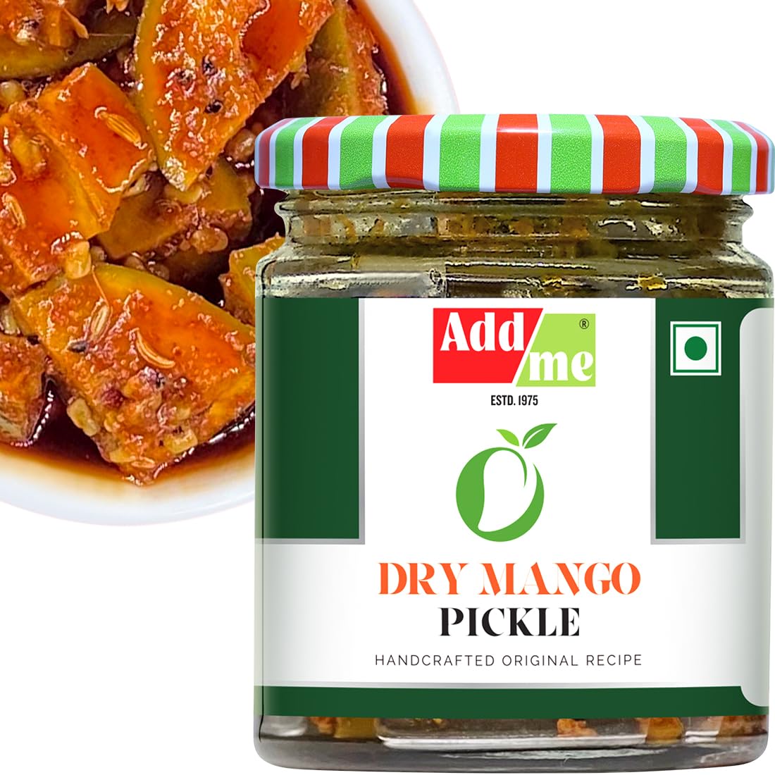 Add me Dry Mango Pickle 150gm | Sukha aam ka achar in Village Style | Homemade Mango Pickles Glass Jar (B09TL42P2L) Amazon Price History, Amazon Price Tracker