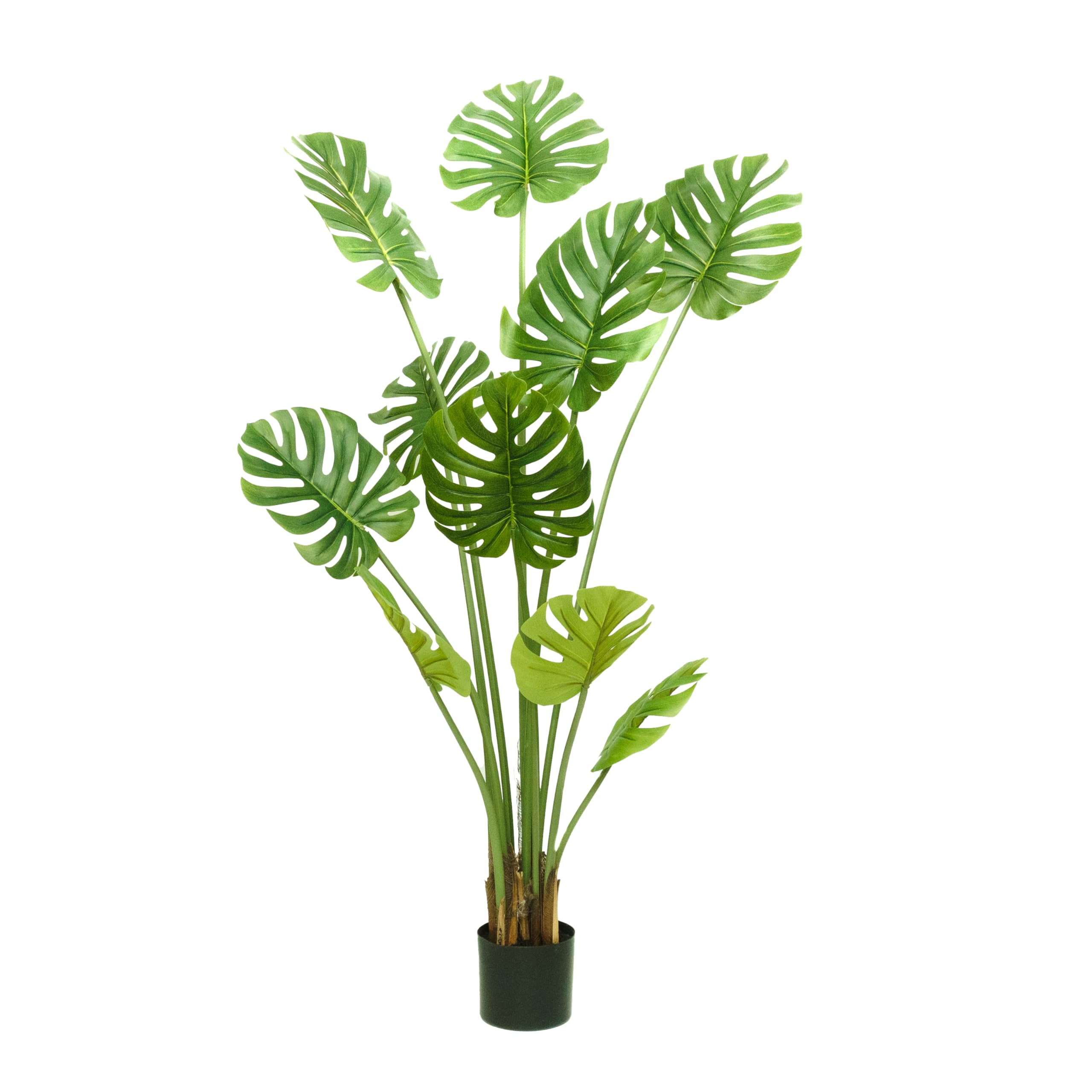 Monstera Artificial Grande 160 cm | Costilla de Adán Realista para Decoración de Hogar y Oficina | Planta Tropical Artificial Elegante | Árbol Artificial Decorativo