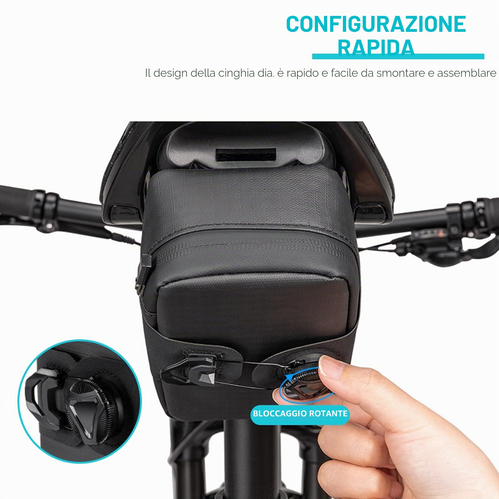 Borsa Sottosella Bici - Borsa Bici Sottosella Borsa da Sella Bici Accessori Bici