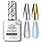 Born Pretty Top Gel for Chrome Nail Powder, 15ml Top Gel for Metallic Gel Nail Polish, Shine Finish and Long Lasting, Soak Off Nail Lamp Gel Nail Art Design