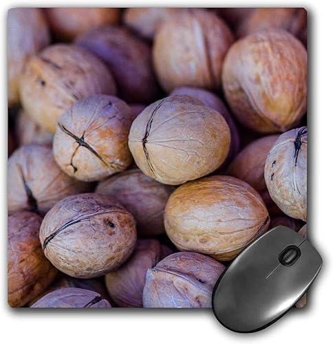3dRose Alexis Photography - Food Walnut - Image of Brown Walnuts in a Pile. Healthy Natural Food. Farm Product - Mousepad (mp_319928_1)
