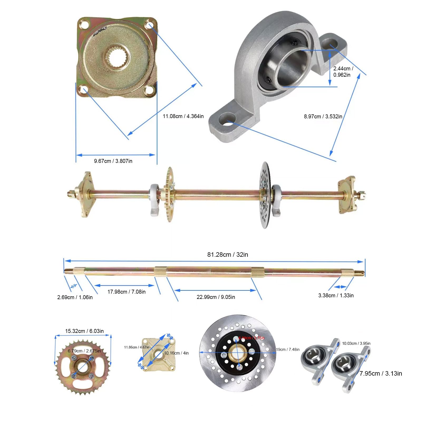 Kit Di Assemblaggio Posteriore Per Kart Pesante Go Kit Di - Foto 9