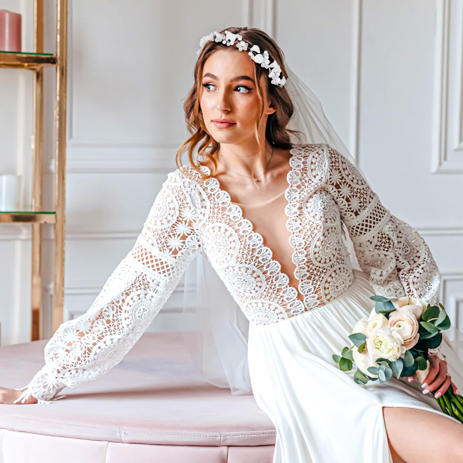 Coroncina Fiori A Accessori Per Capelli Per Bambine Dai 2 Ai 16 Anni