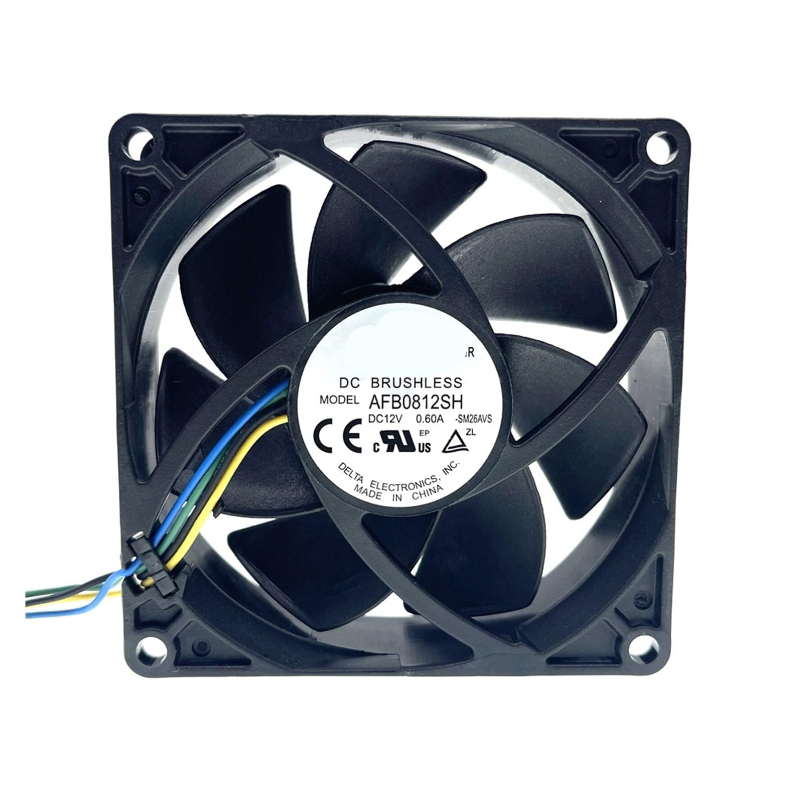 TYHUJKKL AFB0812SH 80mm 4Pin PWM Case CPU Cooling Fan 00XD158 8025 80X80X25mm DC 12V 4500RPM