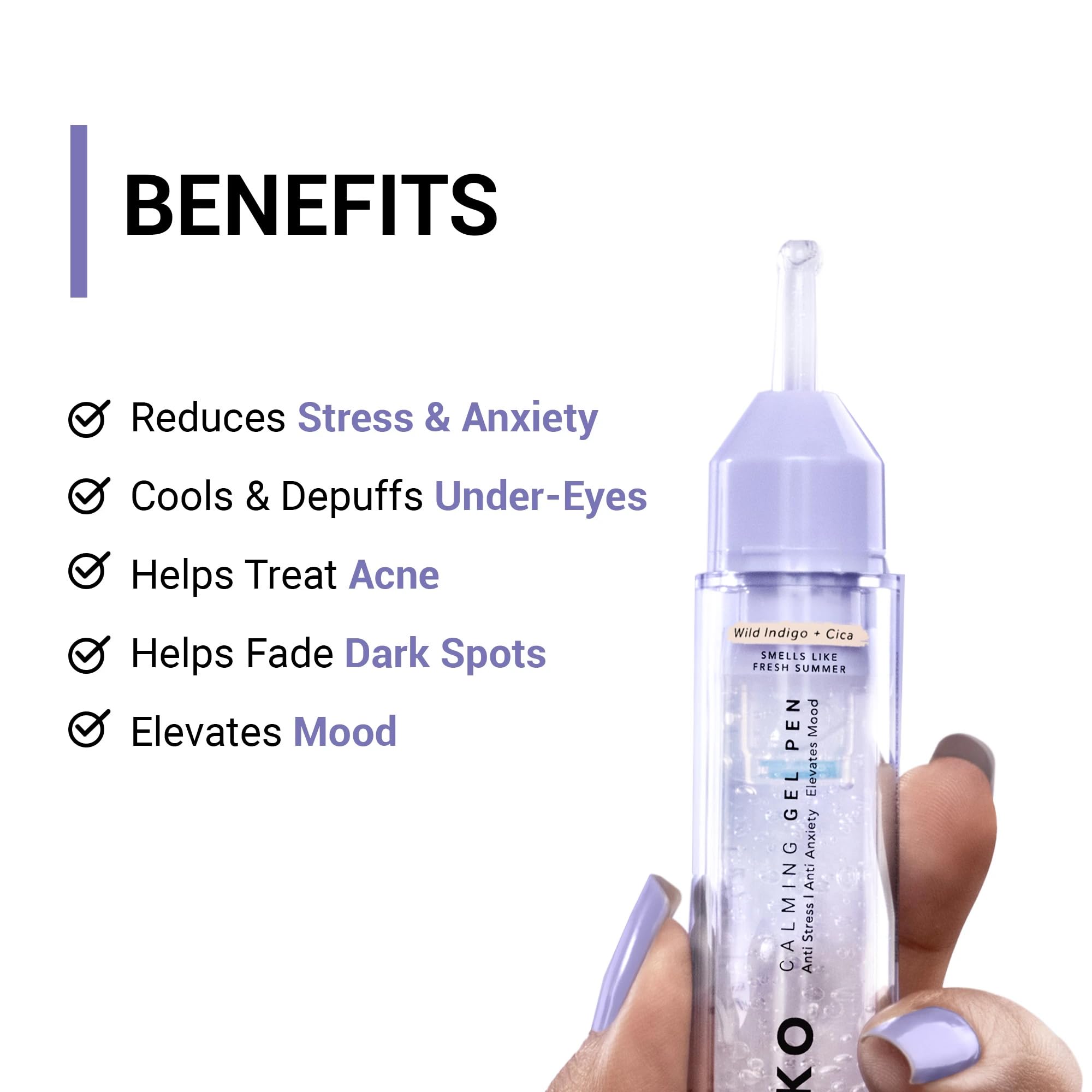 SEREKO Calming Under Eye Gel Pen for Dark Circles, Puffiness & Stress Reduction | With Niacinamide & Cica | Brightens Tired Eyes | Suitable for Men & Women | 10ml 2