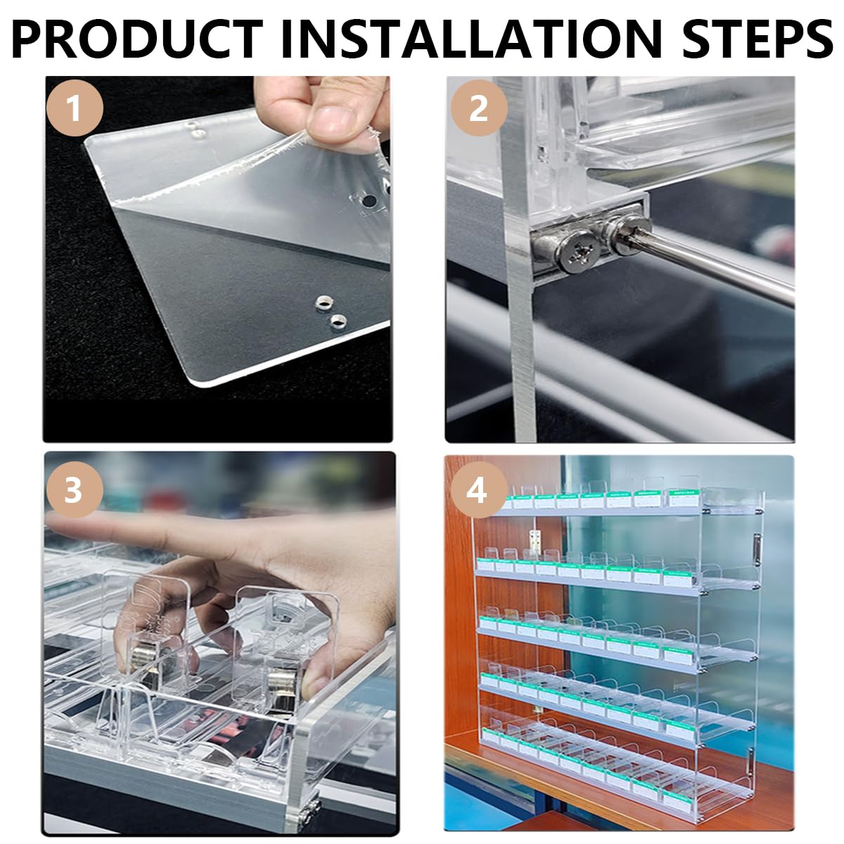 Amazon.com: ZBJDX Retail Cigarette Display Holder, Wall/Tabletop Cigarette  Box Organizer, Commercial Auto Cigarette Pusher Shelf, for Tobacco  Monopoly,5 Layers,14 Columns : Health & Household
