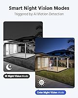 Vista 4 de ANNKE 2MP Two-Way Audio Security Camera System, 8CH 3K Lite DVR, 8pcs 1080P CCTV White Wired Cams with Smart Color Night Vision, AI Motion