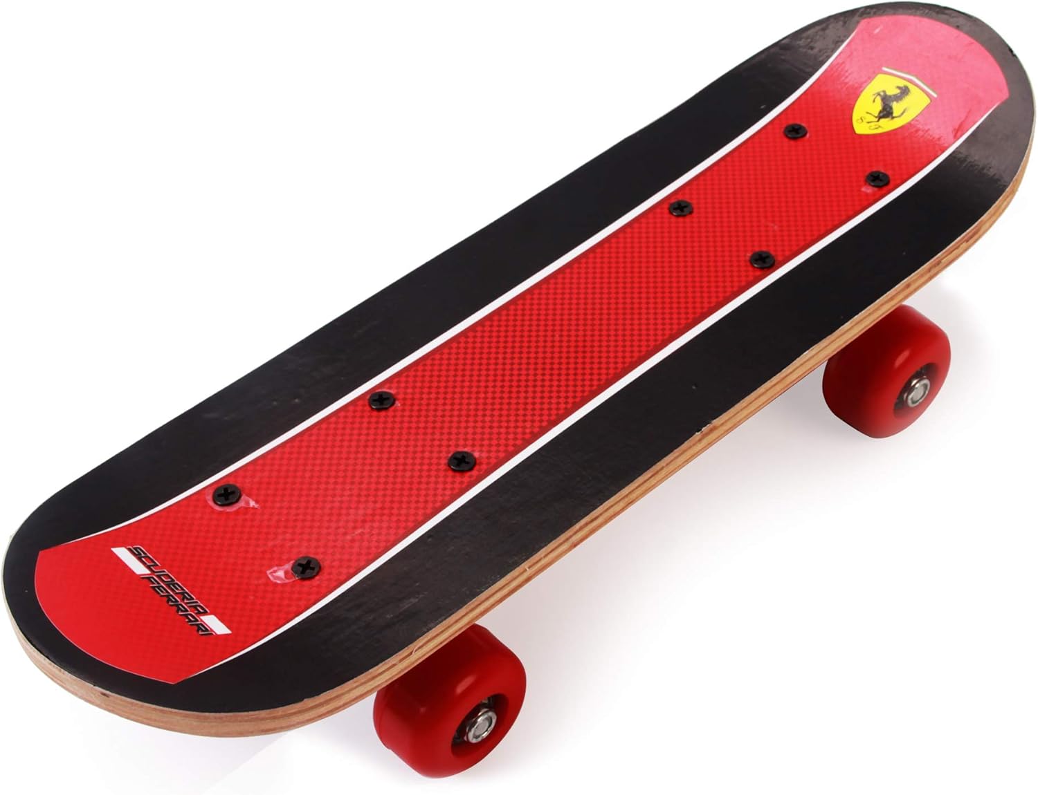 DAKOTT Ferrari Mini Wooden Cruiser Board for Boys & Girls 3-6 Years - 17'' Deck, 54mm Wheels, Lightweight - Safe & Durable, Yellow : Everything Else