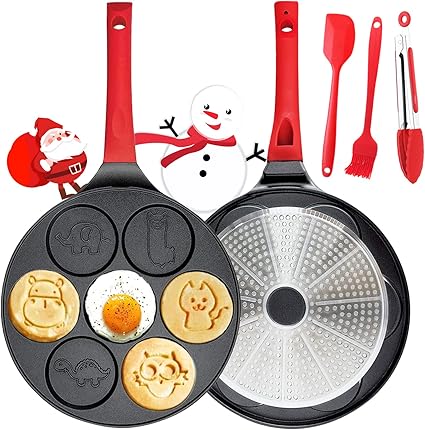 Amazon Co Jp 子供用ホットケーキ型 子供用パンケーキ型 ホットケーキメーカー Ihパンケーキグリドルパン ノンスティック パンケーキパン 子供用 ミニ動物パンケーキメーカーパン ホーム キッチン