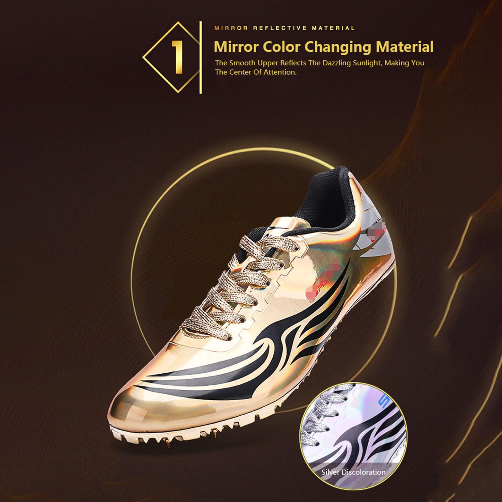 Zapatillas Clavos Atletismo NiñA,Zapatillas De Atletismo con Clavos Zapatillas De Clavos Atletismo Unisex,8 UñAs CóModas Resistencia Resistente Al Desgaste para Hombres Y Mujeres