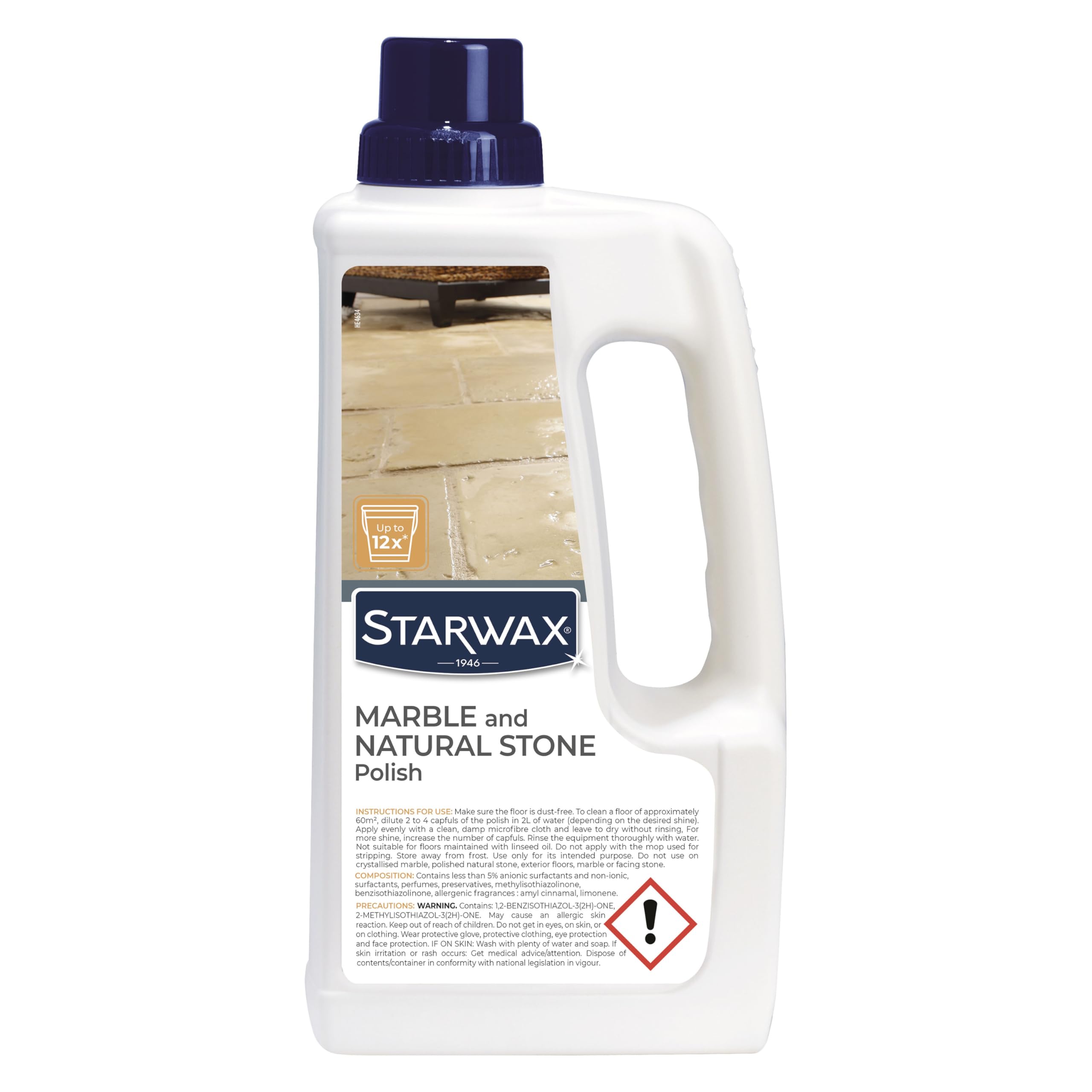 Starwax 2 in 1 Shine Milk Marble/Natural Stones 1 L
