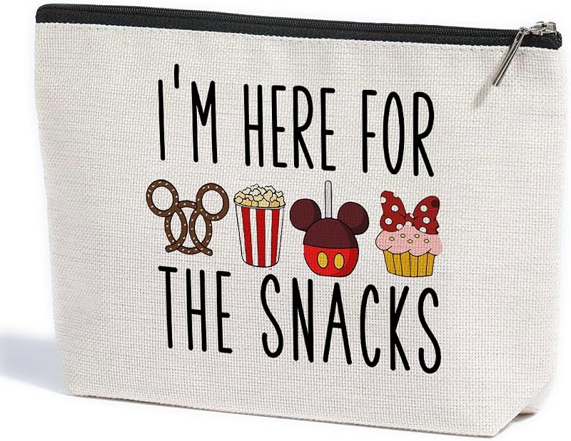 Necessaire de maquiagem ZHAMEN com estampa de mouse, 20,07 cm x 17,78 cm x 6,35 cm