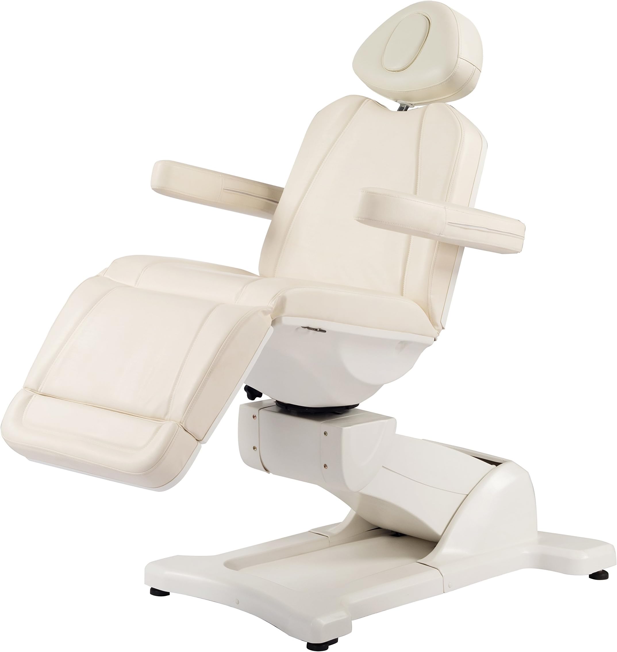 Elite Electric Spa Table/Chair/Bed in White | High-End Luxury at an Affordable Price | Ideal for Facials, Massage, and More | 4 Function Remote with 4 Motors | Extendable Head