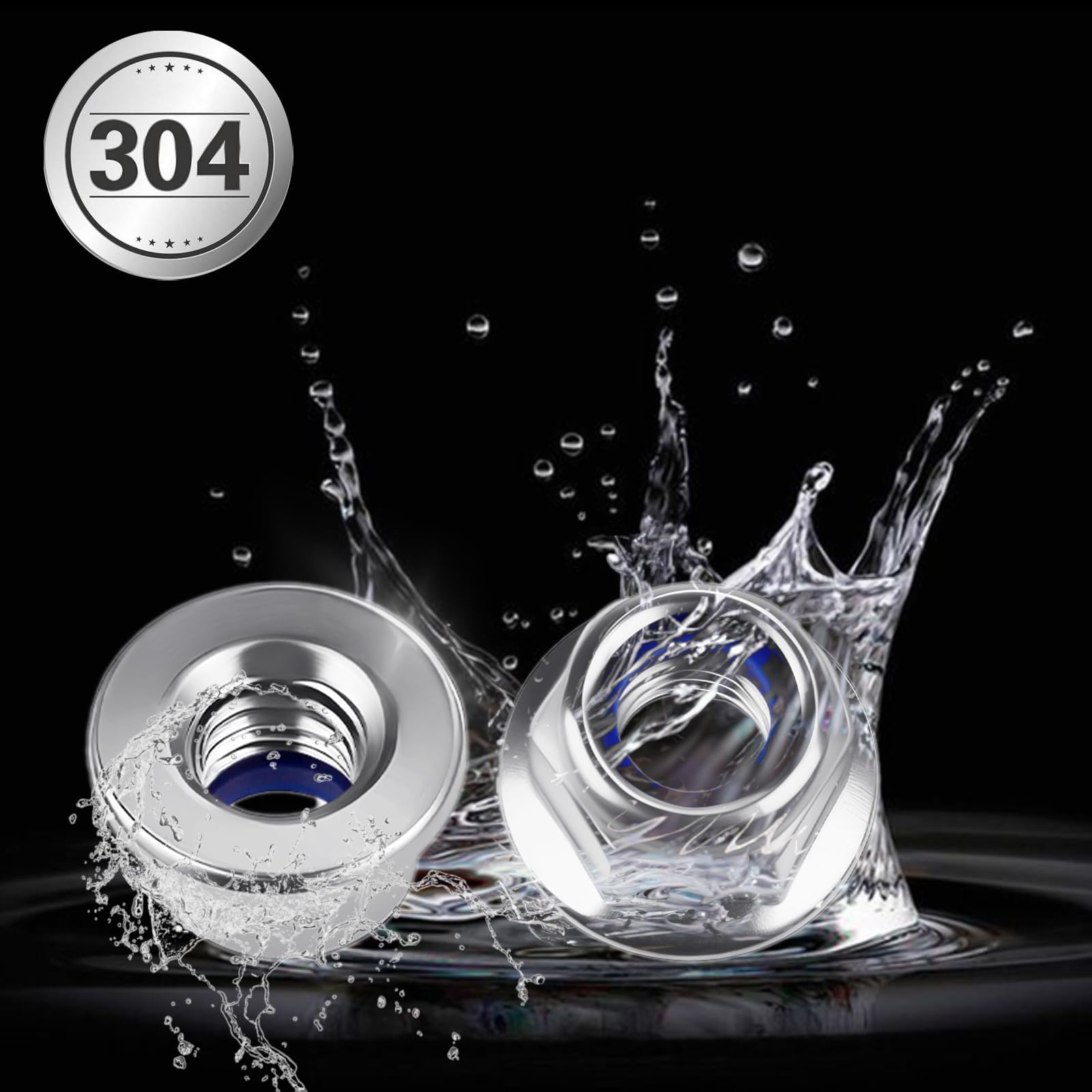 Set Dadi E Rondelle Set Viti Bulloni M6 In Acciaio Inox A2