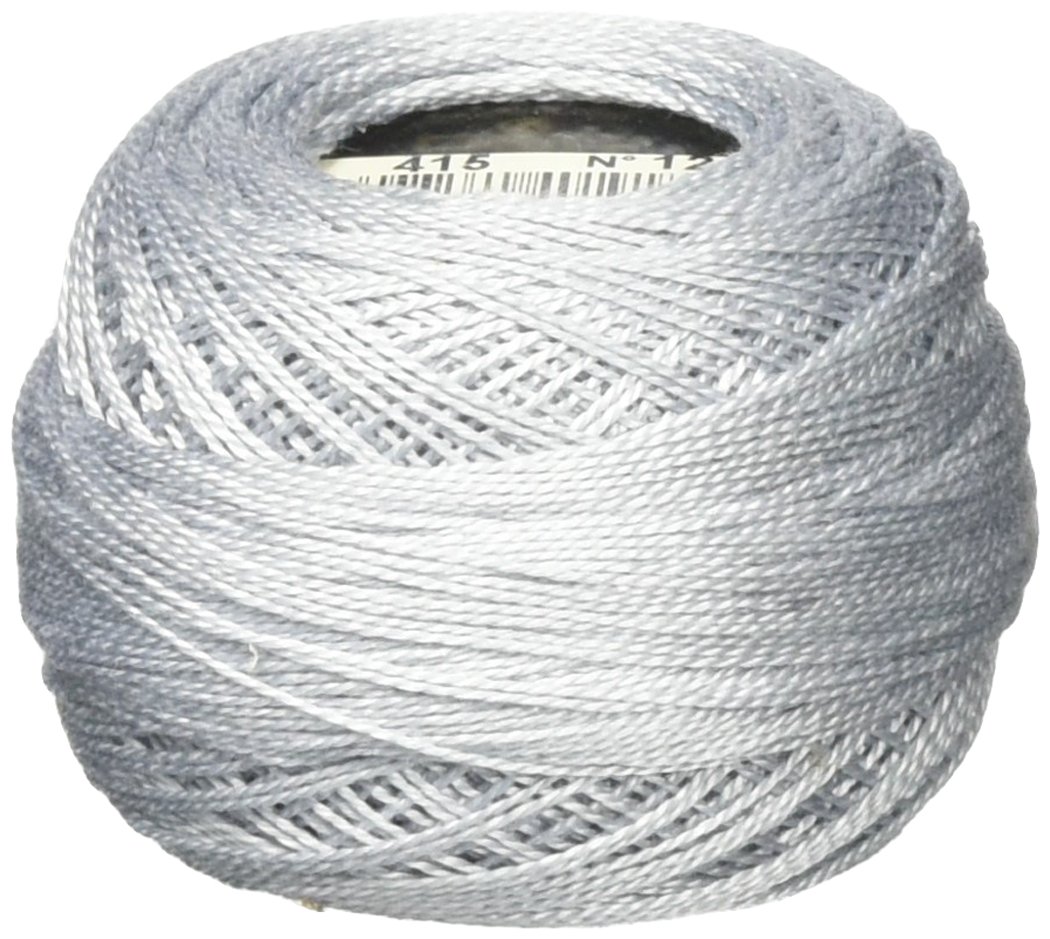 DMC Pearl Cotton Ball Size 12 141yd, Pearl Gray โ image 1