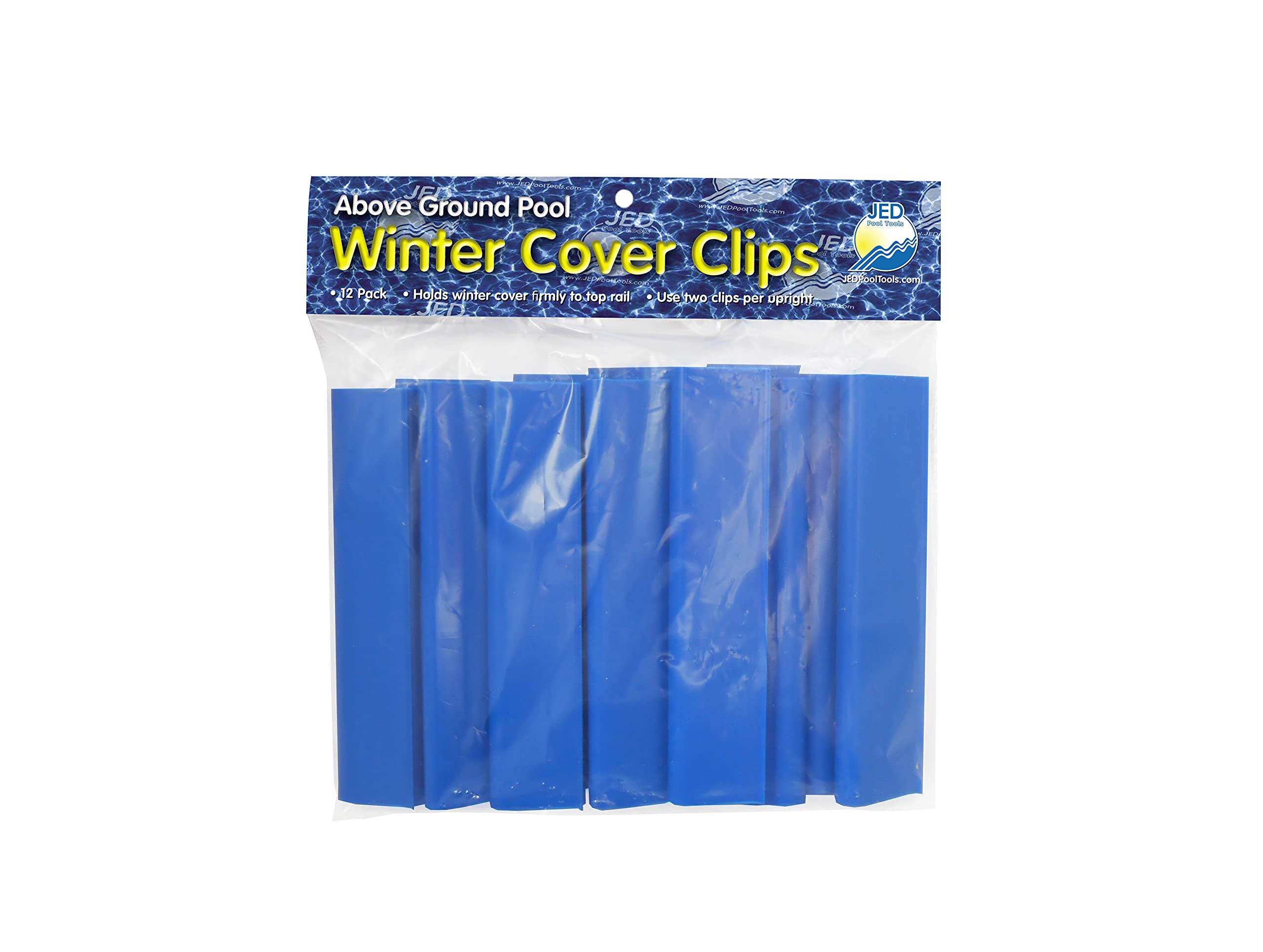 JED Pool Tools85-960-12 Winter Cover Clips, 12per Bag