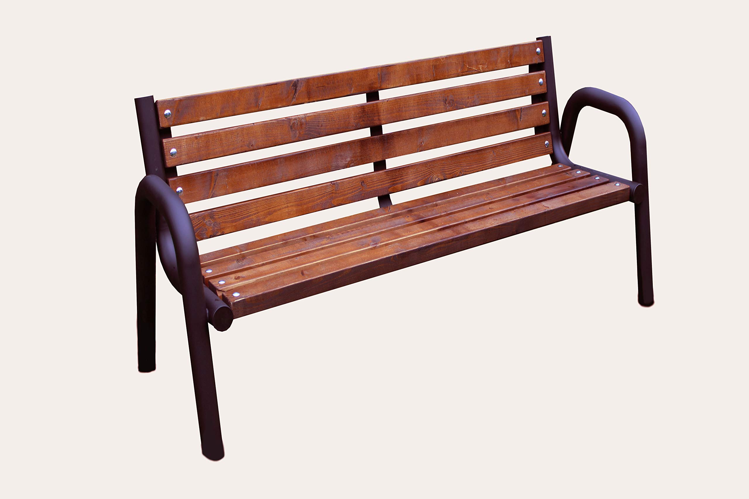 Amazon.de: OUTFLEXX stilvolle Bank aus rostfreiem Edelstahl und