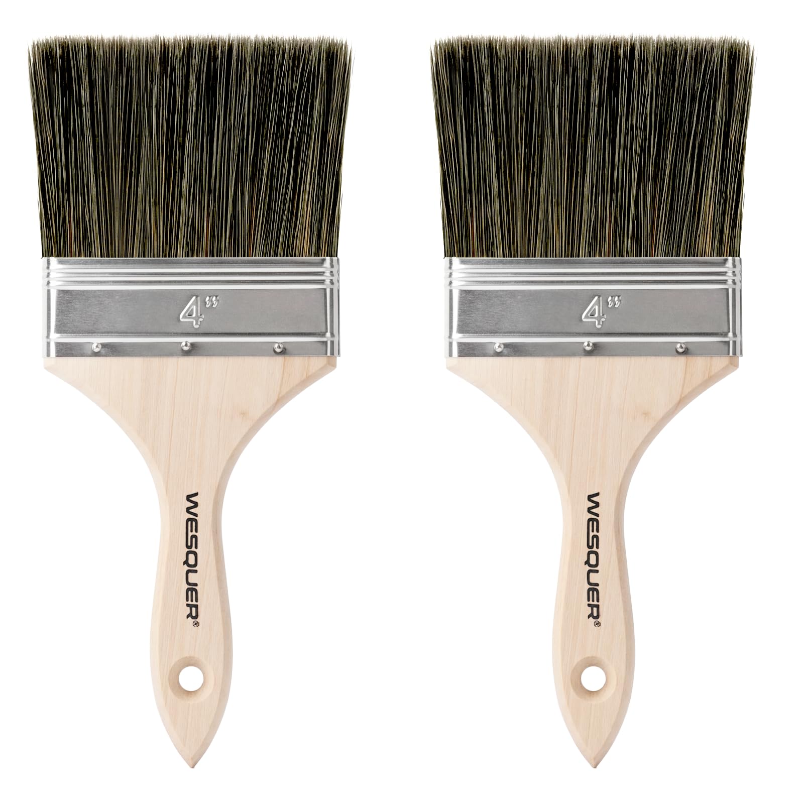 Wesquer Paint Brushes - Large, Durable for Walls & More -1