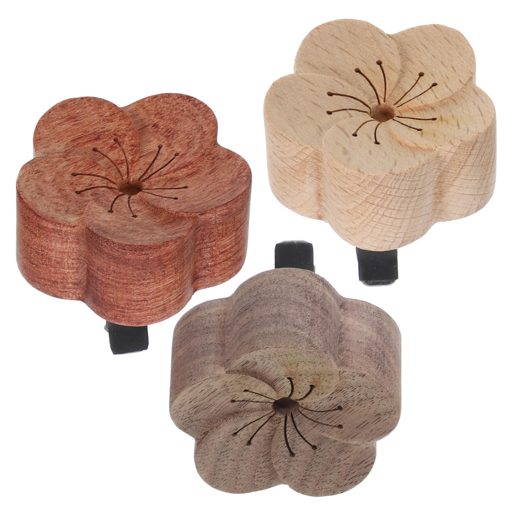 iplusmile 15pezzi Clip Per Ventilazione Auto Legno Di Decorazioni Aromatiche Per Auto Compatibili Con Vari Modelli Design Elegante e Portatile Migliora Con Differenti