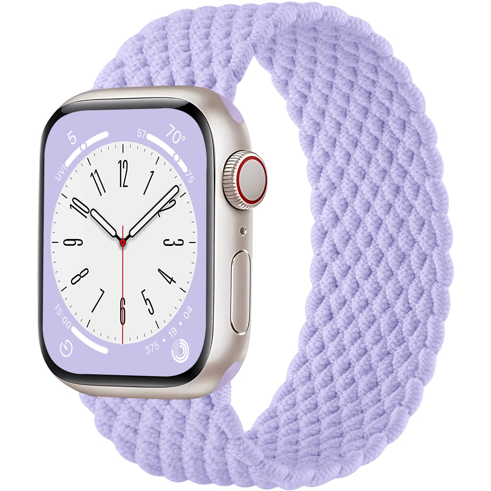 Zedoli Braided Solo Loop Compatible with Apple Watch Band 38mm 40mm 41mm 42mm 44mm 45mm 46mm 49mm Women Men,Stretchy Nylon Sport Elastic Strap for iWatch Series 10 9 8 7 6 5 4 3 2 1 SE Ultra/Ultra 2