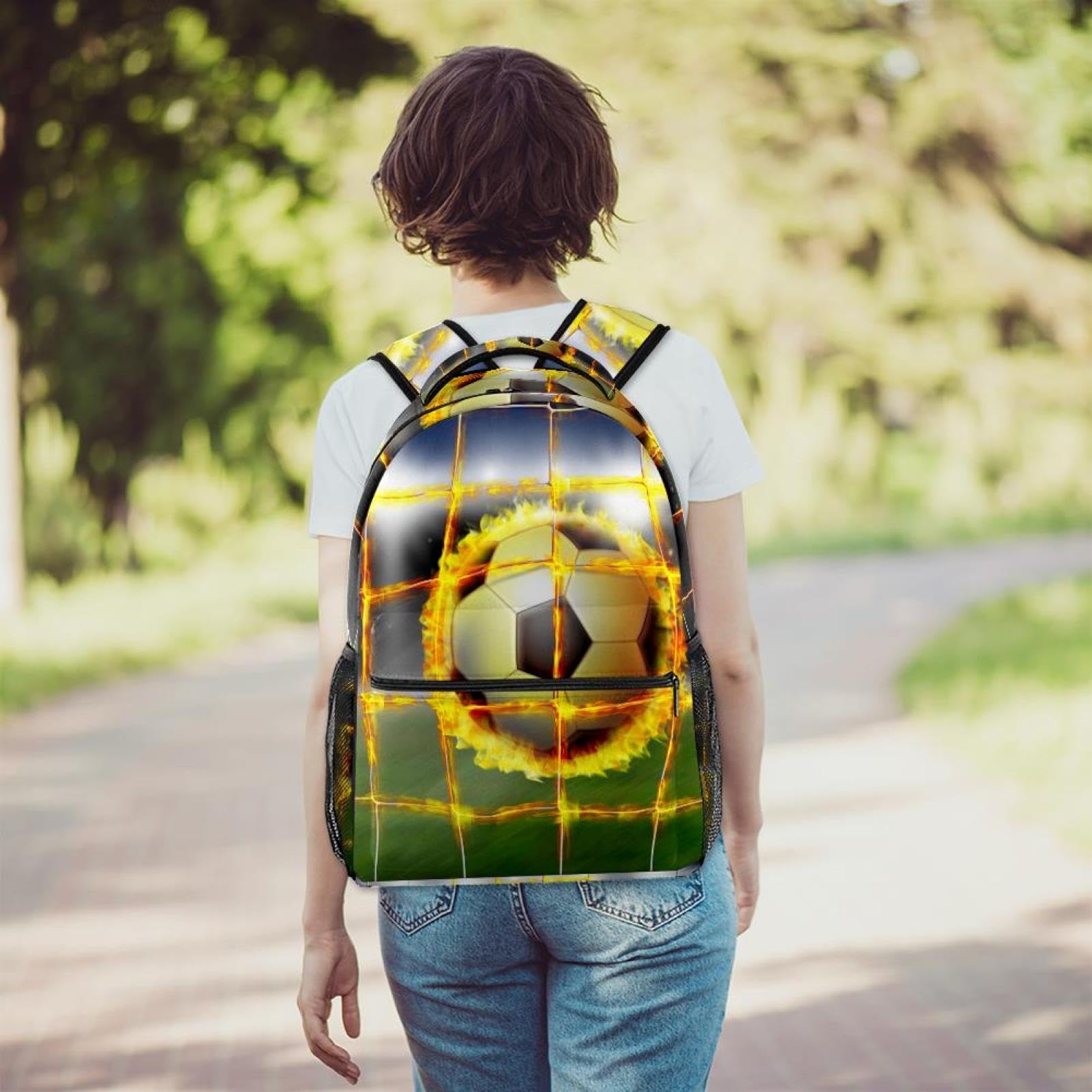 Zaino scolastico per uomini e donne, borsa da viaggio per computer portatile, leggera, zaino casual per libri